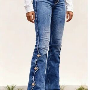 Flamingals High Rise Blue Jeans